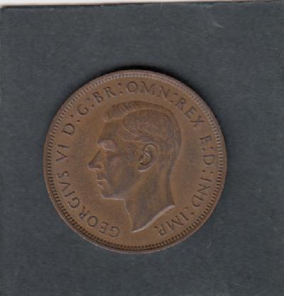 Beschrijving: 1 Penny  GEORGIUS VI  